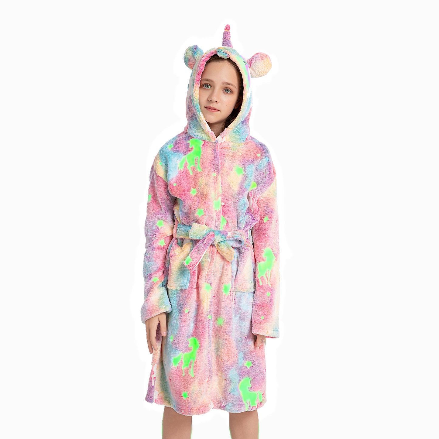 Glow in The Dark Kids Bathrobe