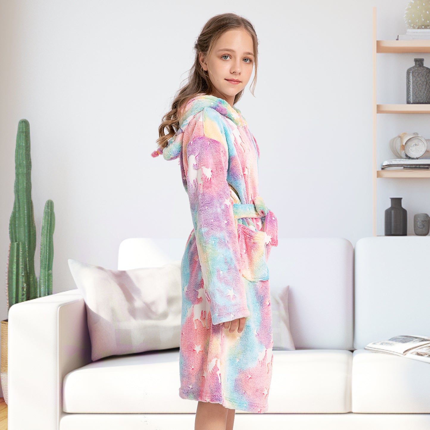 Glow in The Dark Kids Bathrobe