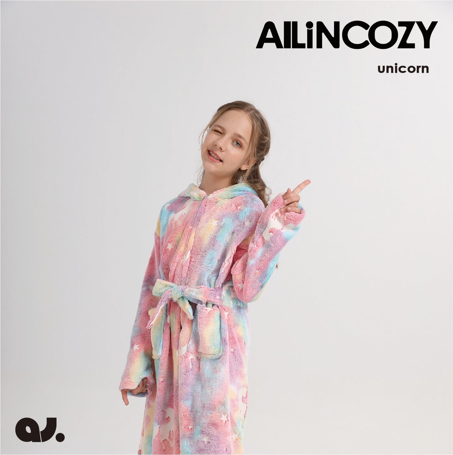Glow in The Dark Kids Bathrobe