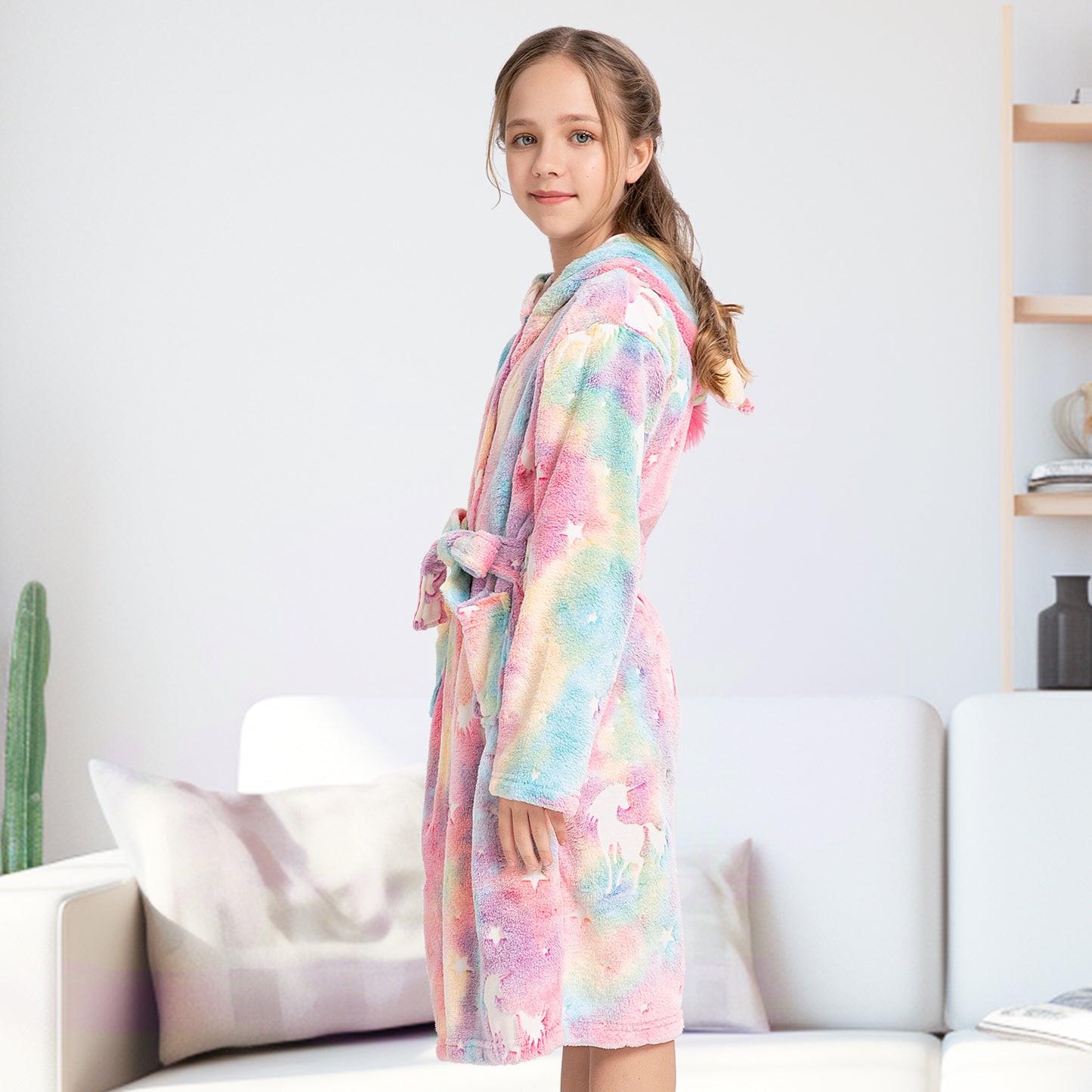 Glow in The Dark Kids Bathrobe