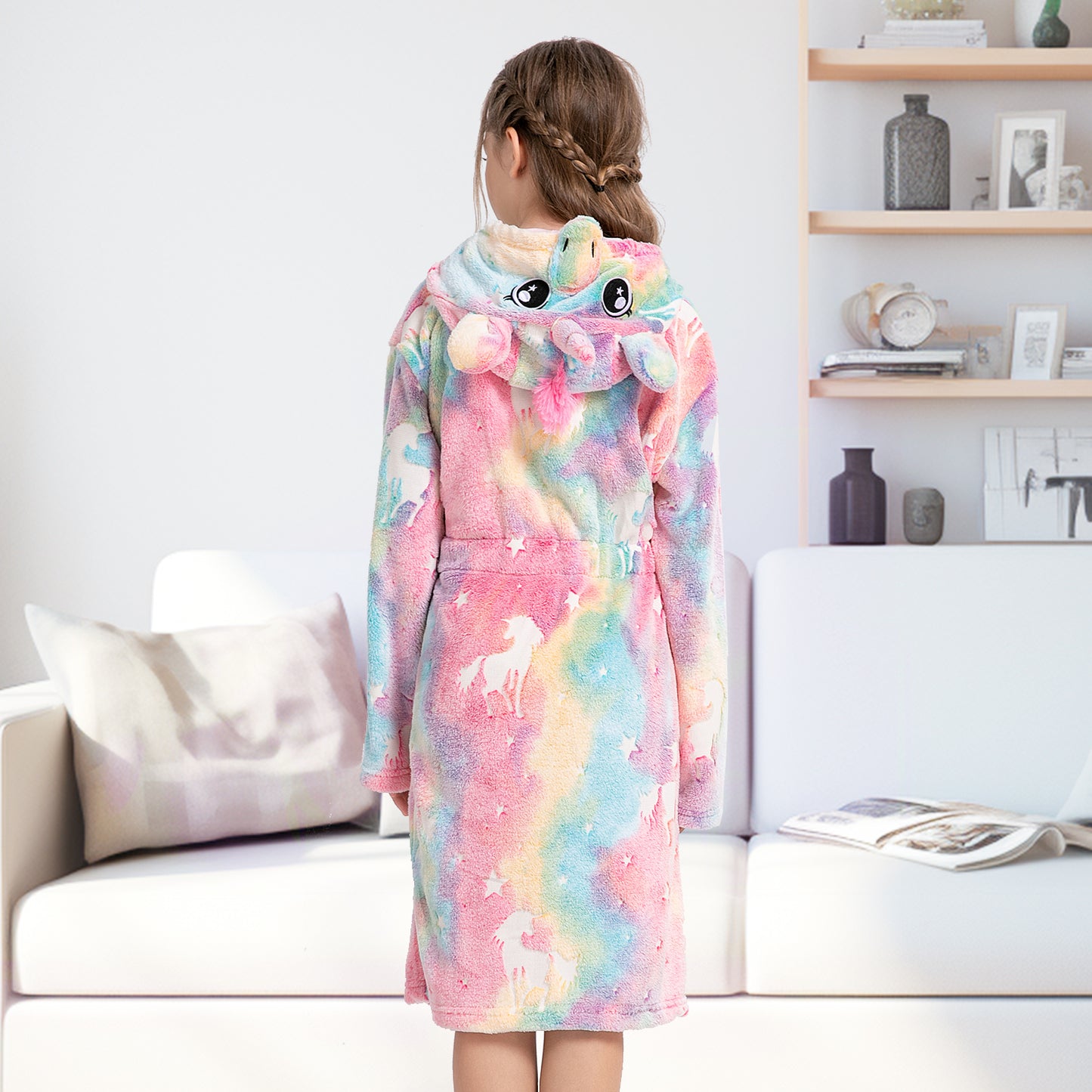Glow in The Dark Kids Bathrobe