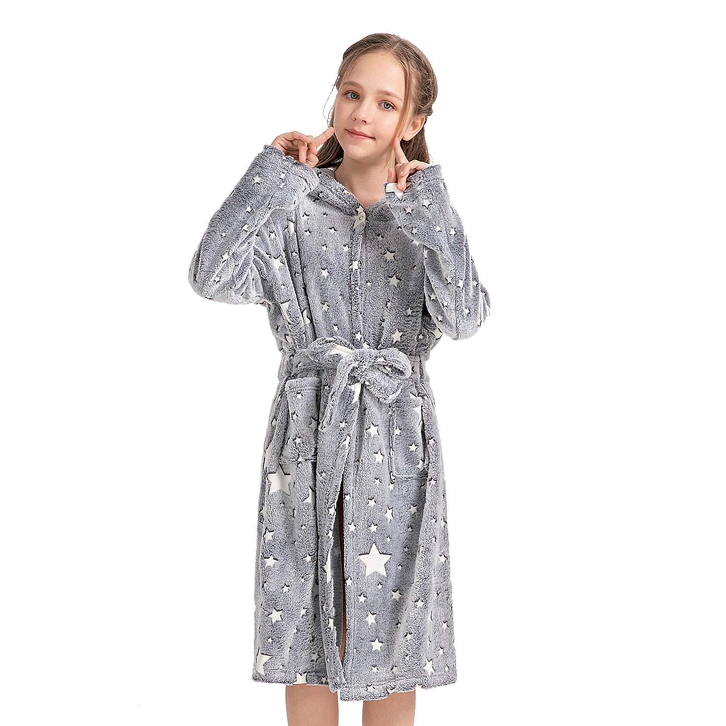 Glow in The Dark Kids Bathrobe